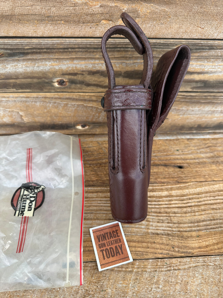 Don Hume H746 Brown Basket Leather Lined Security Holster for Beretta 92 96