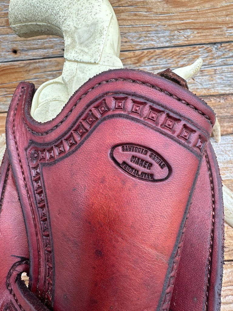 Brown Leather Lined Western Holster For Ruger Blackhawk 4 5/8" Sawtooth Utah