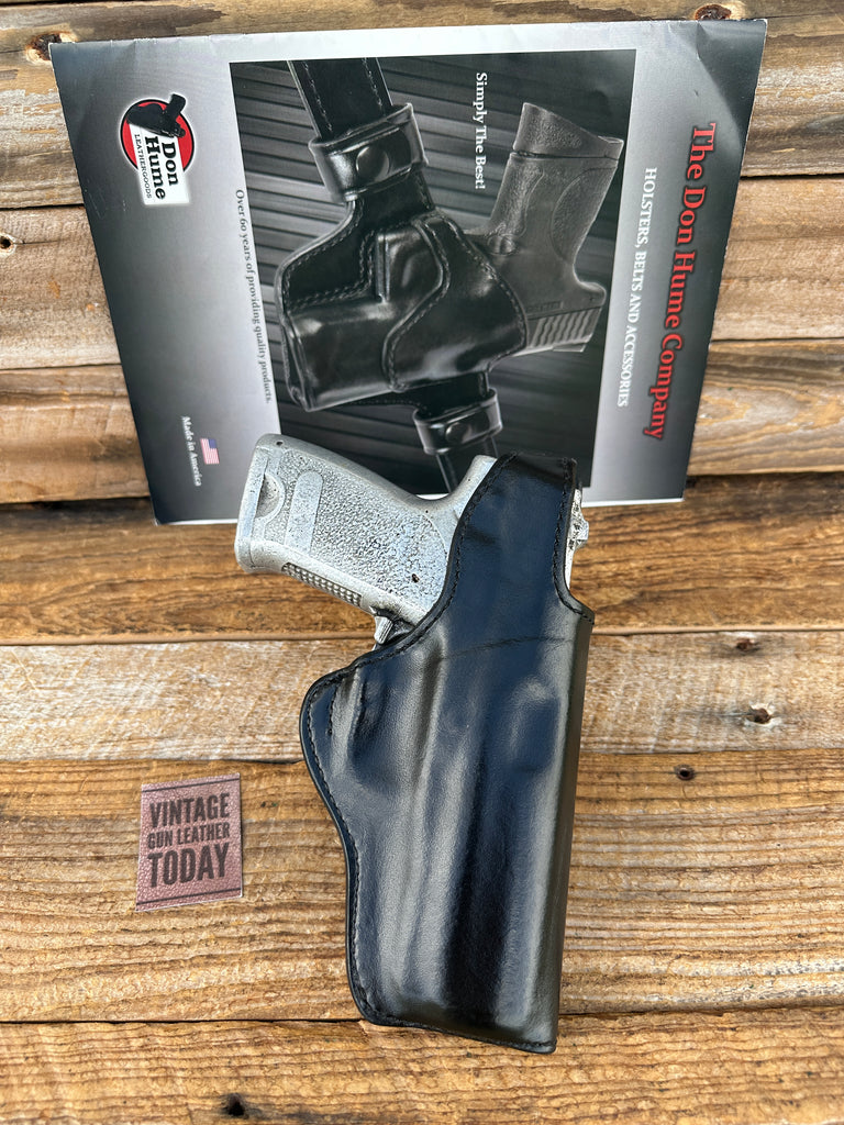 Don Hume Black H727 OWB  Holster For Heckler H&K USP 9 / .40 Basket Leather