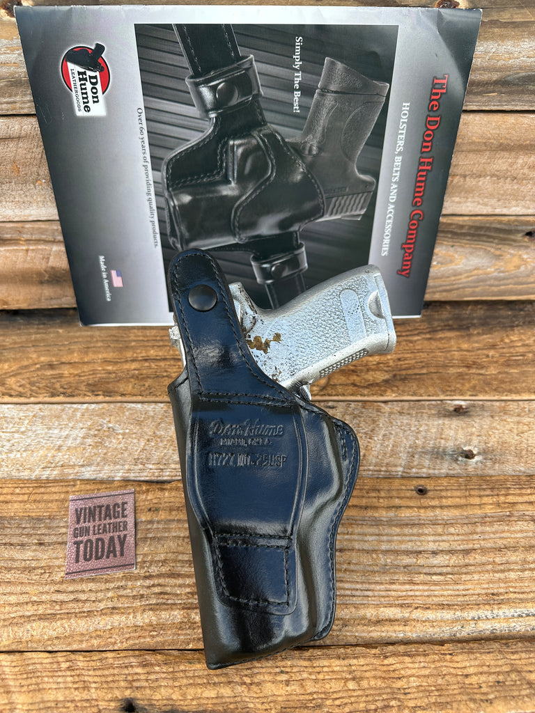 Don Hume Black H727 OWB  Holster For Heckler H&K USP 9 / .40 Basket Leather