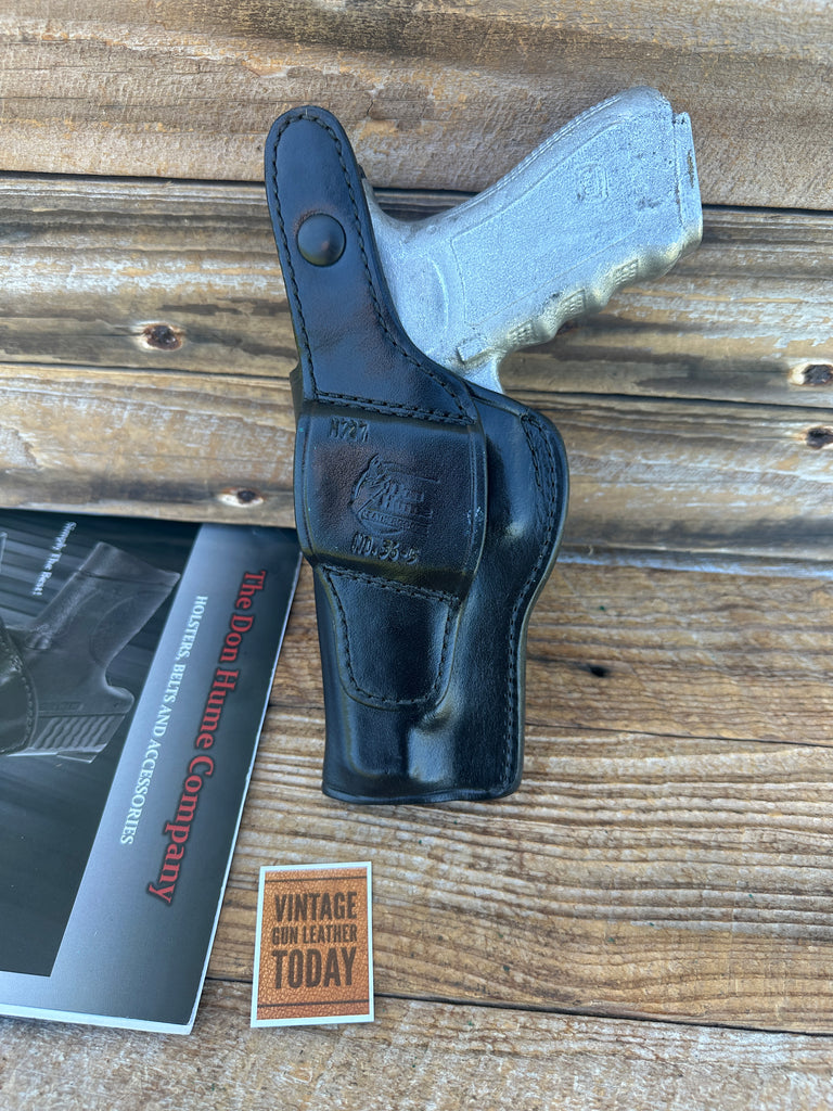 Don Hume H727 36-5 Black Basket Leather Holster For GLOCK G34 G35