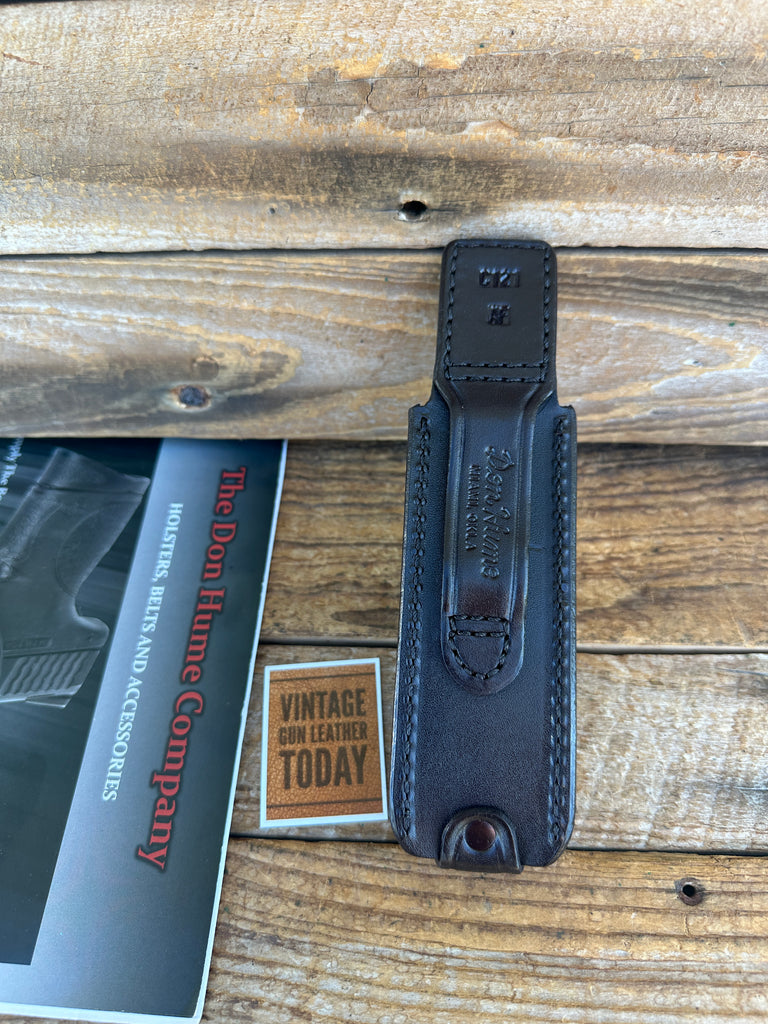 Don Hume MS BROWN Leather Police Duty Expandable Baton Holder For ASP 21"