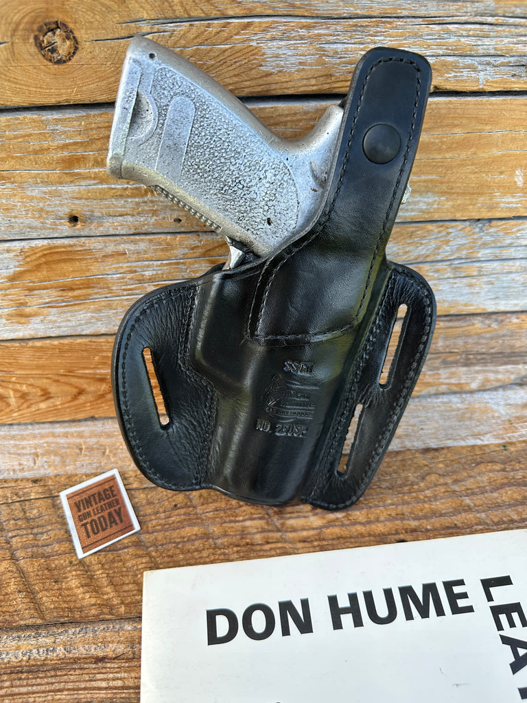 Don Hume SSCD Black leather 3 Slot OWB Holster for Heckler H&K USP 9 / 40 LEFT