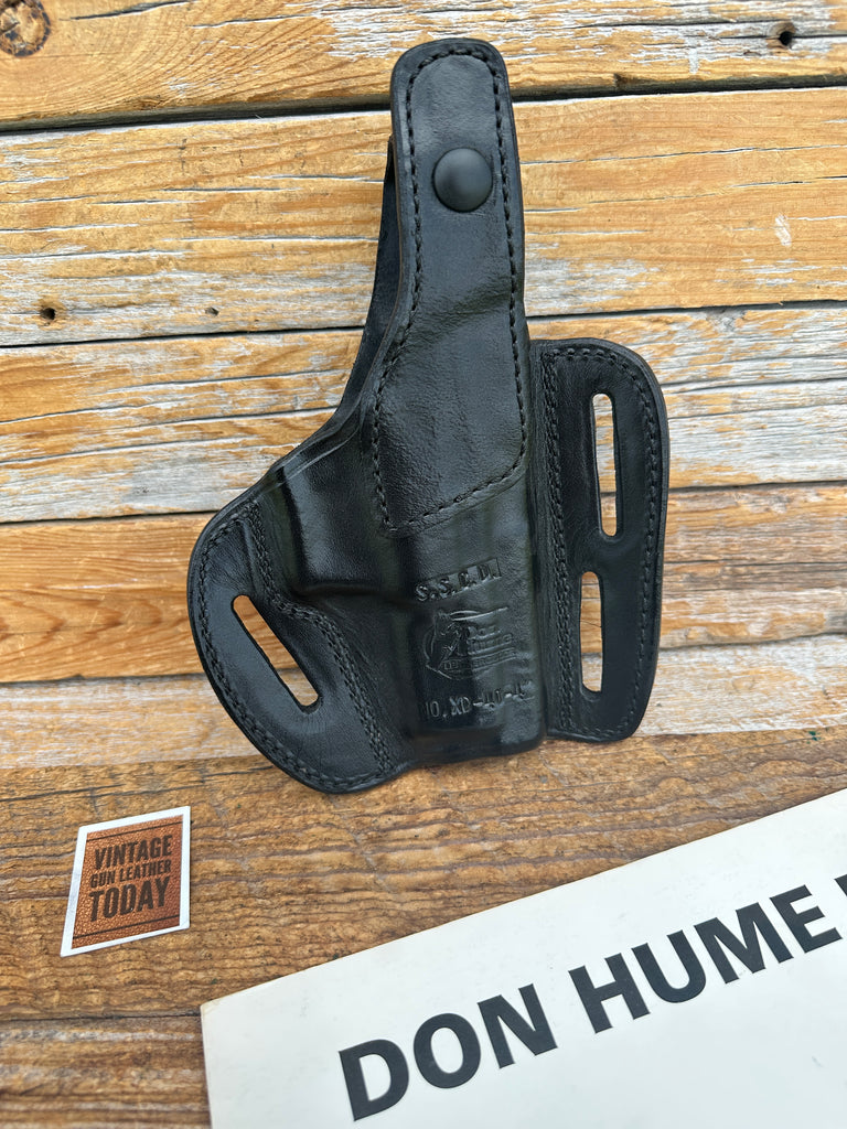 Don Hume SSCD Black leather 3 Slot OWB Holster For Springfield XD 40 LEFT