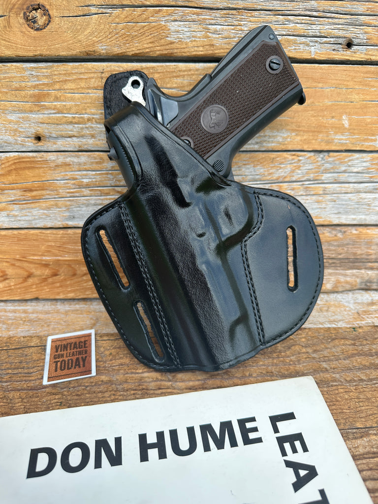 Don Hume SSCD Black leather 3 Slot OWB Holster for Colt 45 1911 Commander LEFT