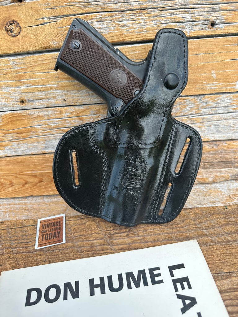 Don Hume SSCD Black leather 3 Slot OWB Holster for Colt 45 1911 Commander LEFT