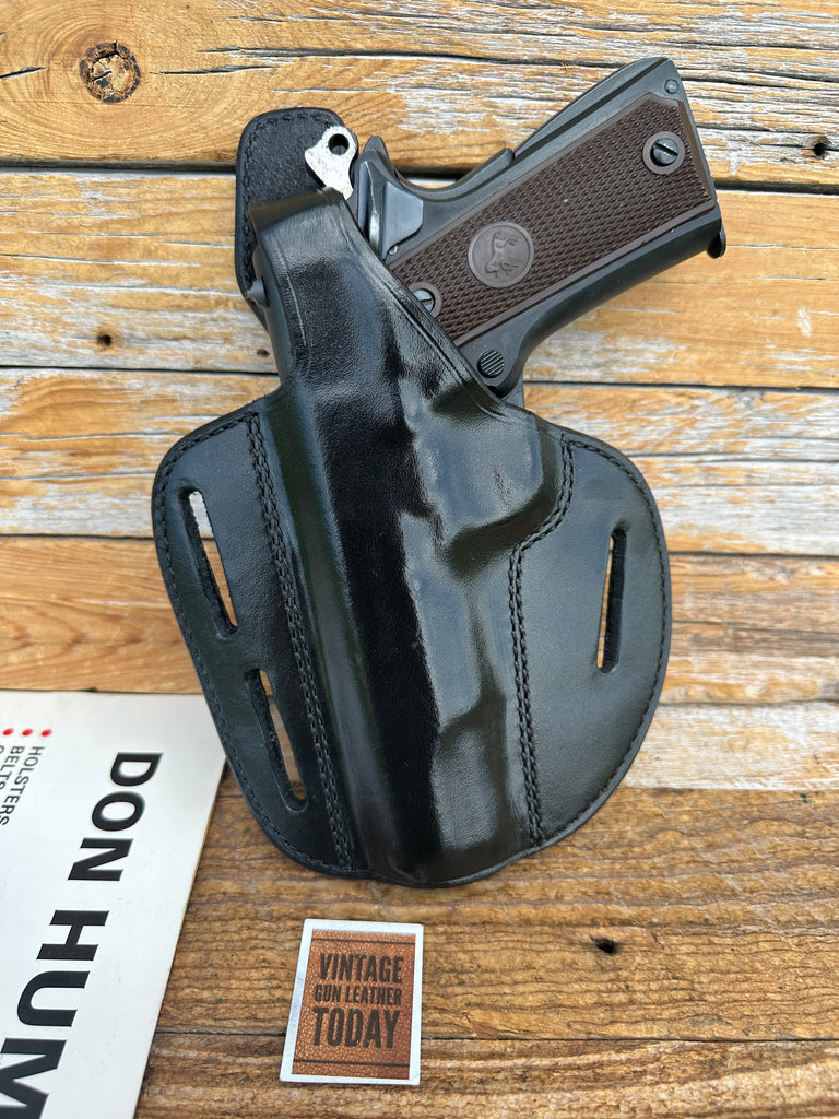Don Hume SSCD Black leather 3 Slot OWB Holster for Colt 45 1911 Government LEFT