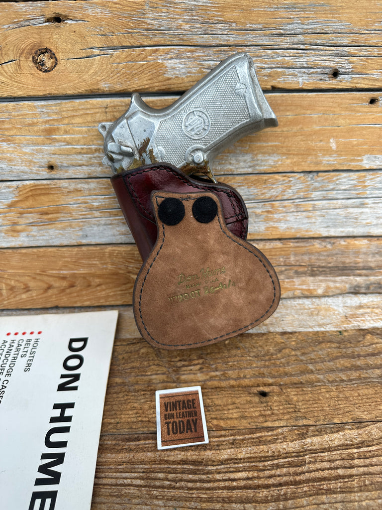 Don Hume H720 OT Brown Paddle Holster For Beretta92 96 Centurion Compact 92
