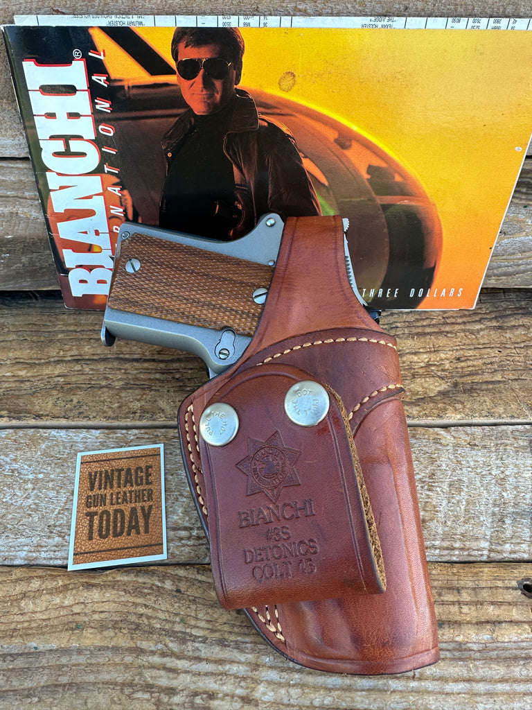 Vintage Bianchi 3S Pistol Pocket IWB Holster For Detonics Combat Master