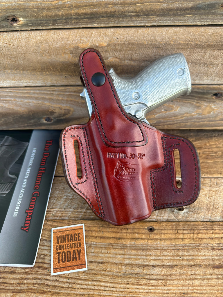 Don Hume H721 Brown Leather H721 30-3 1/2 OWB Holster for Sig P225 225