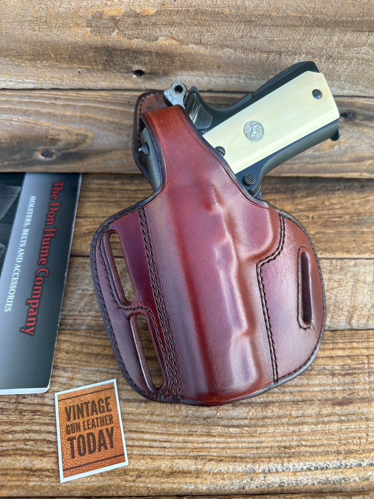 Don Hume SSCD Black leather 3 Slot OWB Holster for Colt 45 1911 Commander LEFT