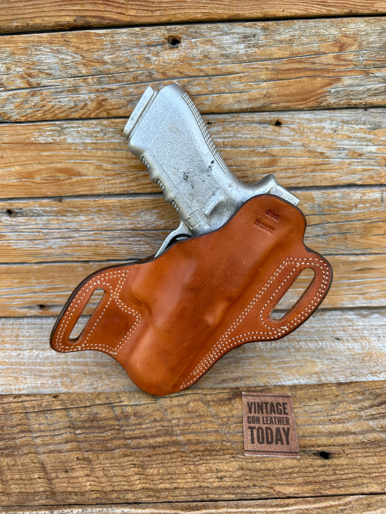 Bullard Brown Leather OWB Custom Bodyguard Holster For GLOCK 17 22 31 Left