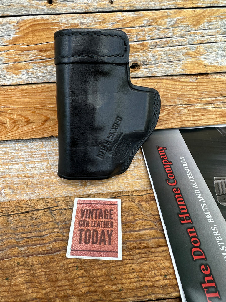 Don Hume H715  Black Leather Open Top IWB Holster For Springfield XD Subcompact
