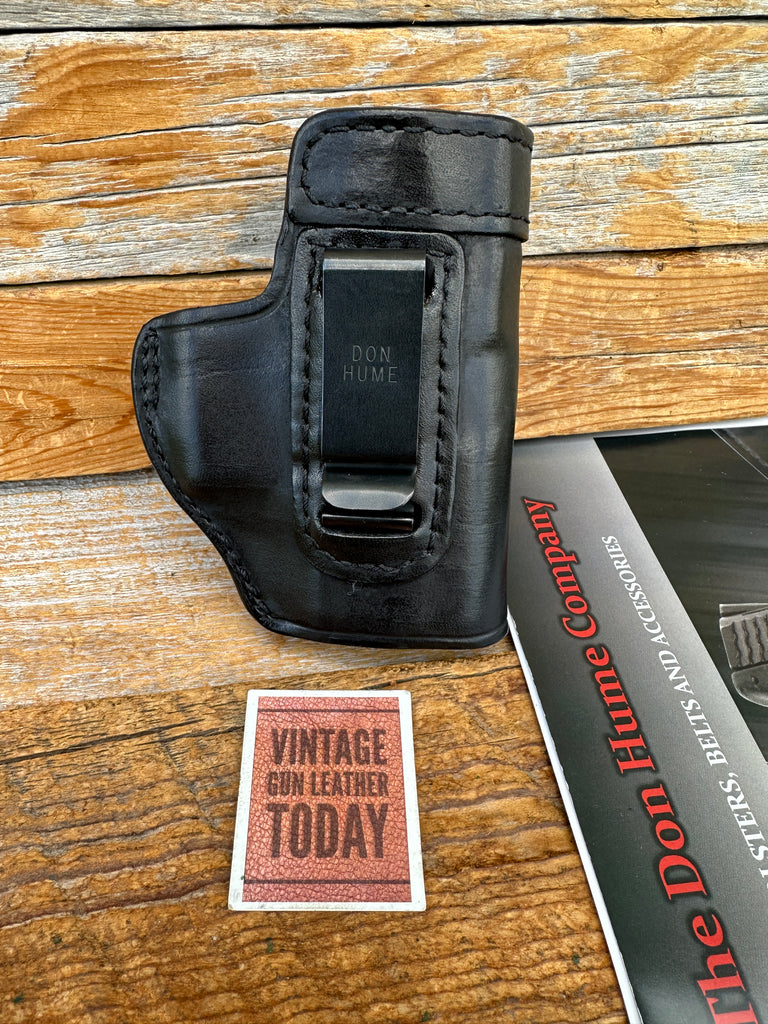 Don Hume H715  Black Leather Open Top IWB Holster For Springfield XD Subcompact