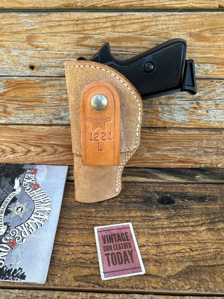 Vintage Tex Shoemaker Lined IWB Holster For Walther PP PPK LEFT