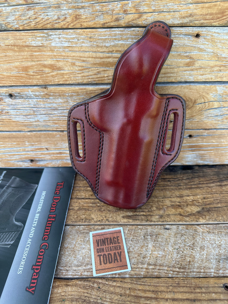 Don Hume Black Leather H721 10-5 OP OWB Holster For Kimber Springfield 1911 R