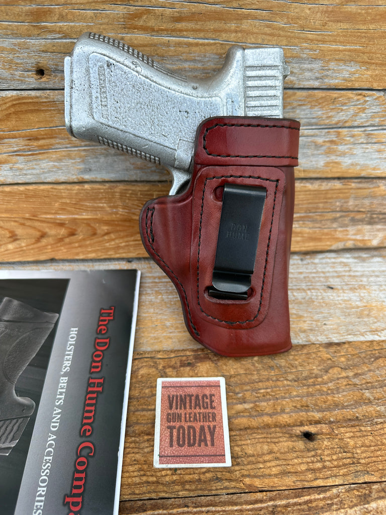 Don Hume H715  Brown Leather Open Top IWB Holster For GLOCK G19 G23 G32