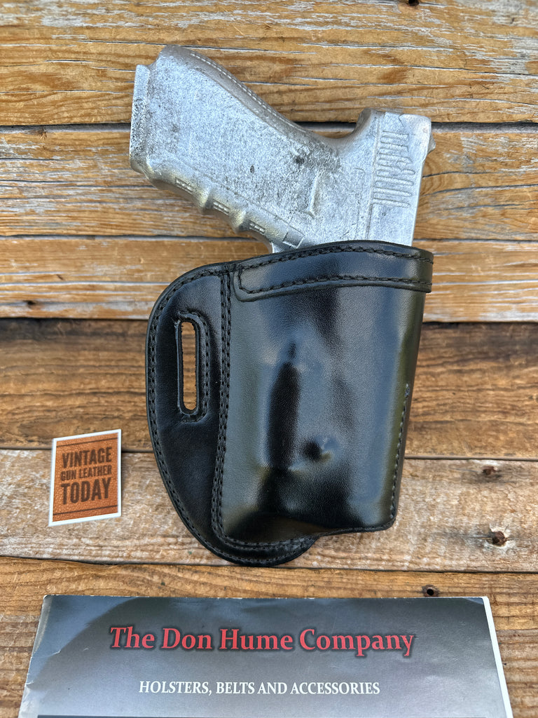 Vintage Don Hume 009K Black leather OWB Holster For GLOCK 20 21 M3 Light