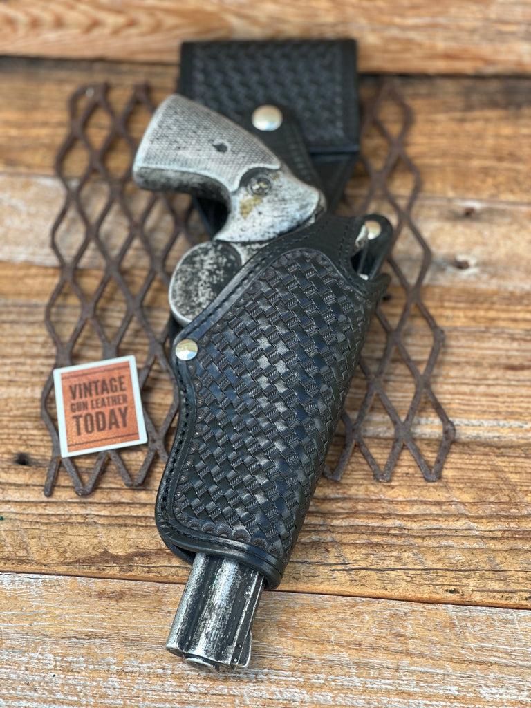 Walking Dead Police Duty Swivel Holster For Colt Python Like Tex Shoemaker 42A