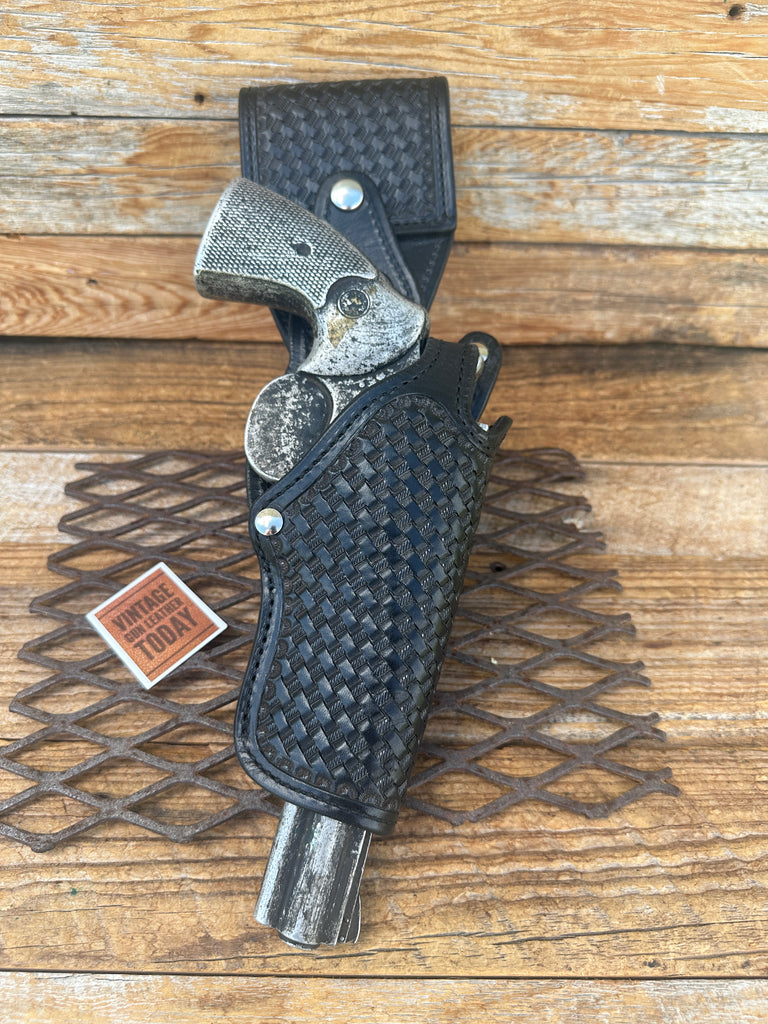 Walking Dead Police Duty Swivel Holster For Colt Python Like Tex Shoemaker 42A