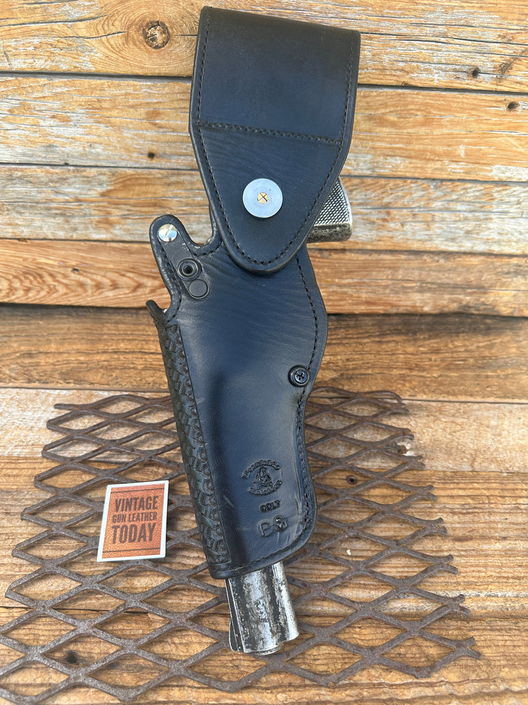 Walking Dead Police Duty Swivel Holster For Colt Python Like Tex Shoemaker 42A