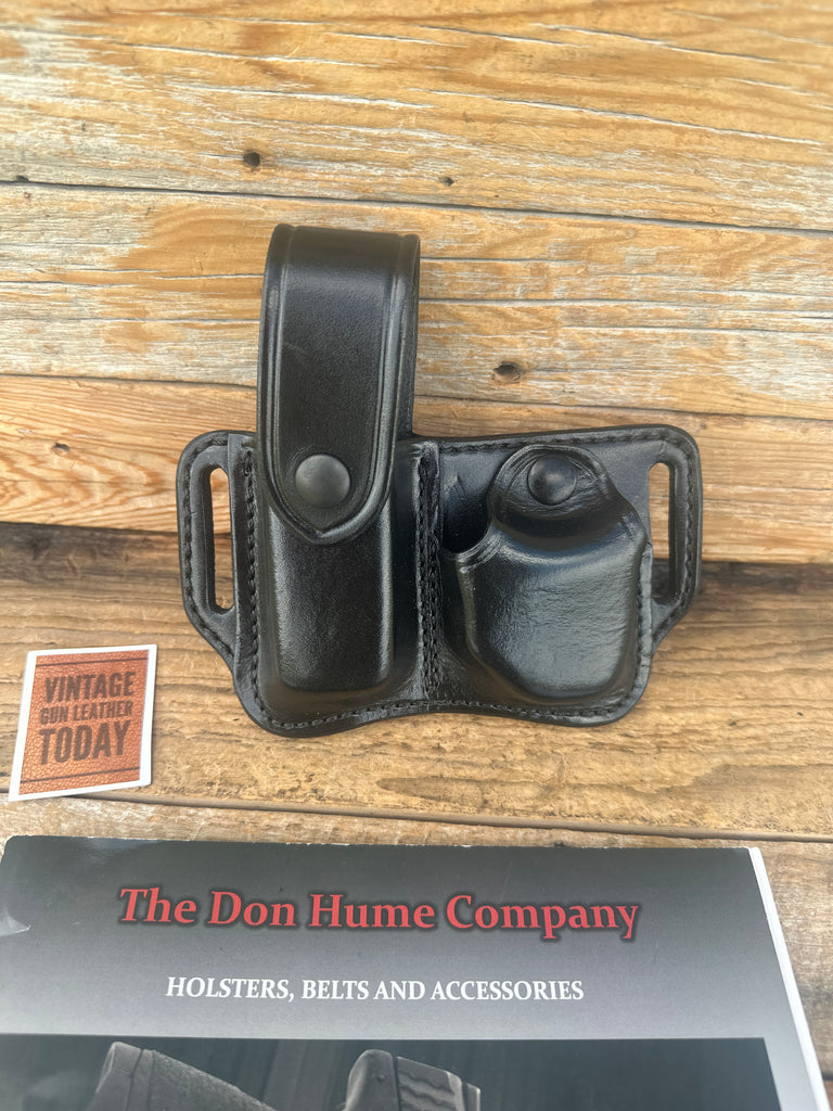 Don Hume Black Leather  850B Magazine For GLOCK SIG HK XDM G3C Chain Cuff
