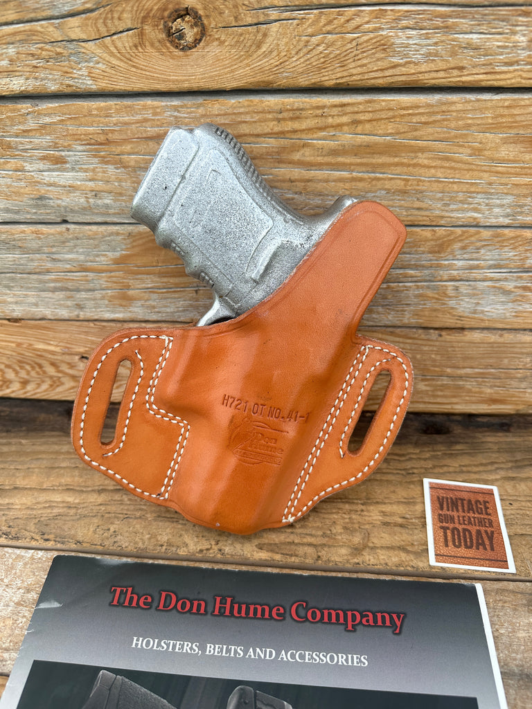 Don Hume H721 36-1 OT 41-1 Brown Leather Holster For GLOCK G29 G30