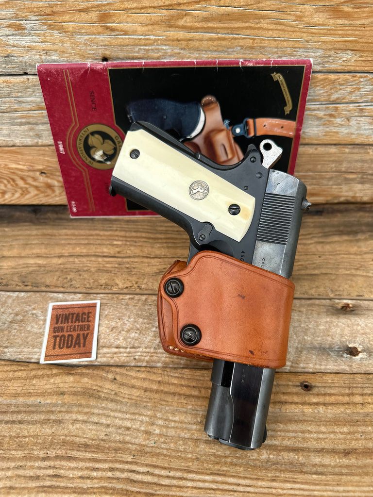 GALCO Brown Leather OWB YAQ 213 YAQUI Slide Holster For Colt 45 1911 Right