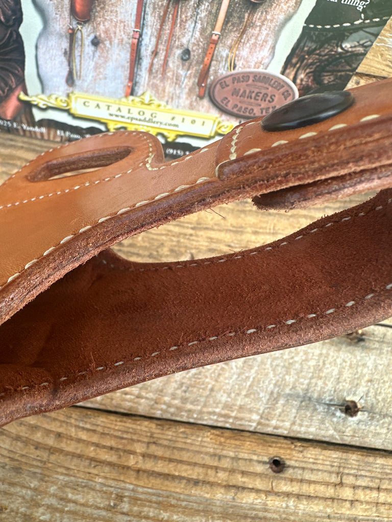 El Paso Saddlery Brown Leather Suede Lined Holster For Sig P220 P226 Right