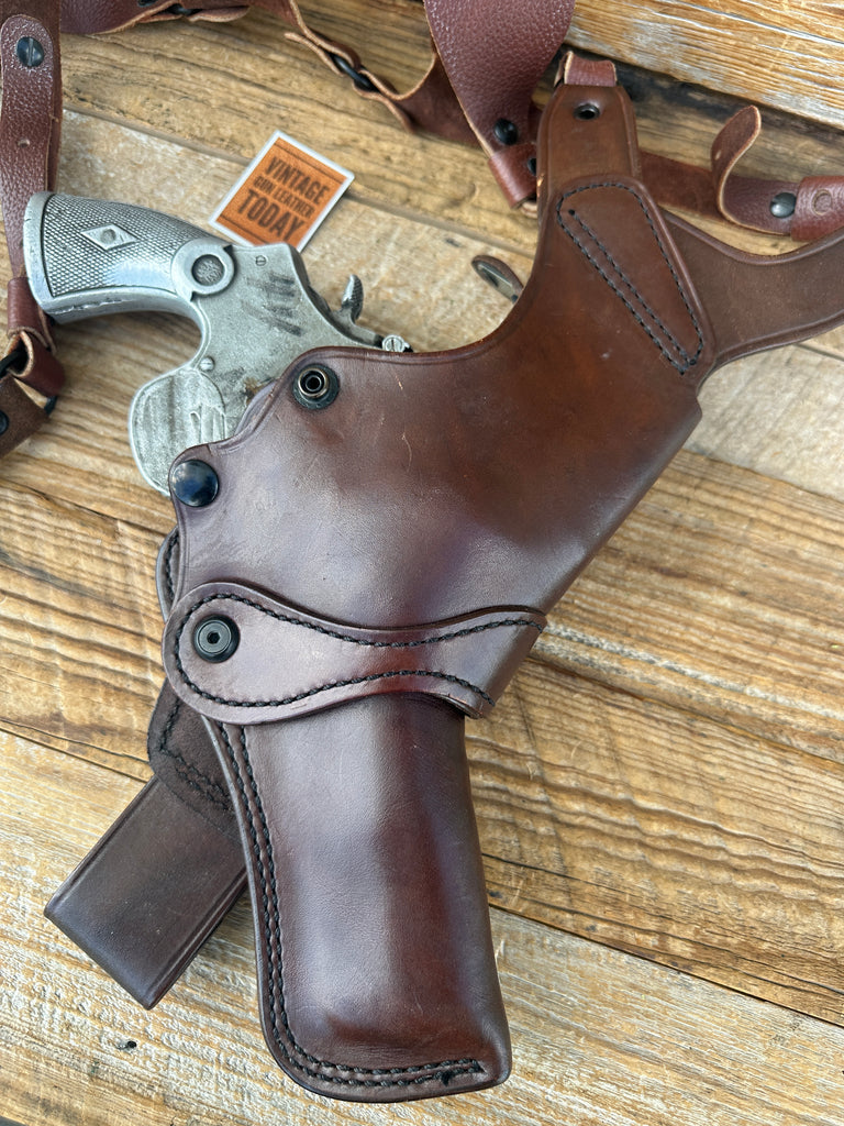 Vintage Alessi Fieldmaster Shoulder Holster For 6" S&W 29 N Frame Revolver