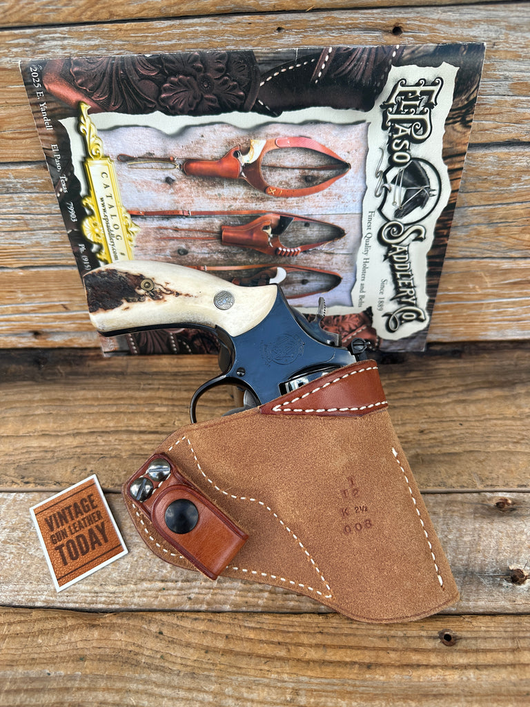 El Passo Saddlery C Force Brown Leather IWB Holster For S&W K 2.5" 19 12 15 10