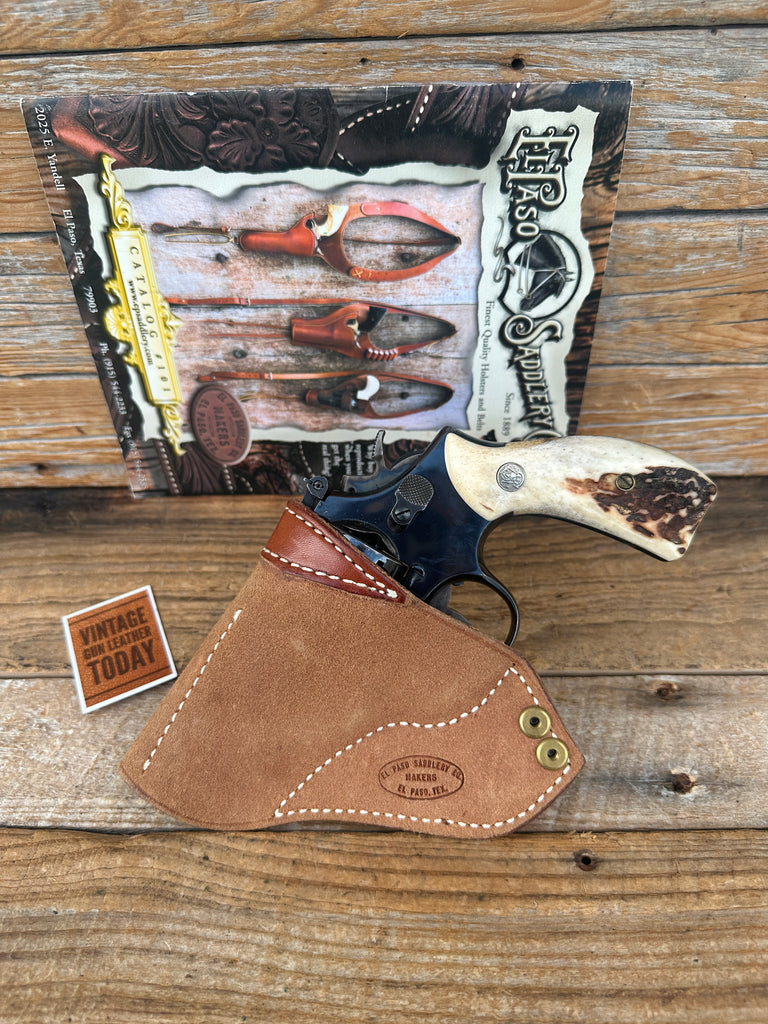 El Passo Saddlery C Force Brown Leather IWB Holster For S&W K 2.5" 19 12 15 10