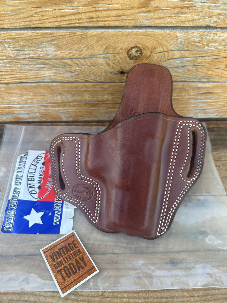 Vintage Bullard Brown Leather OWB Combat Holster For GLOCK 19 23 32