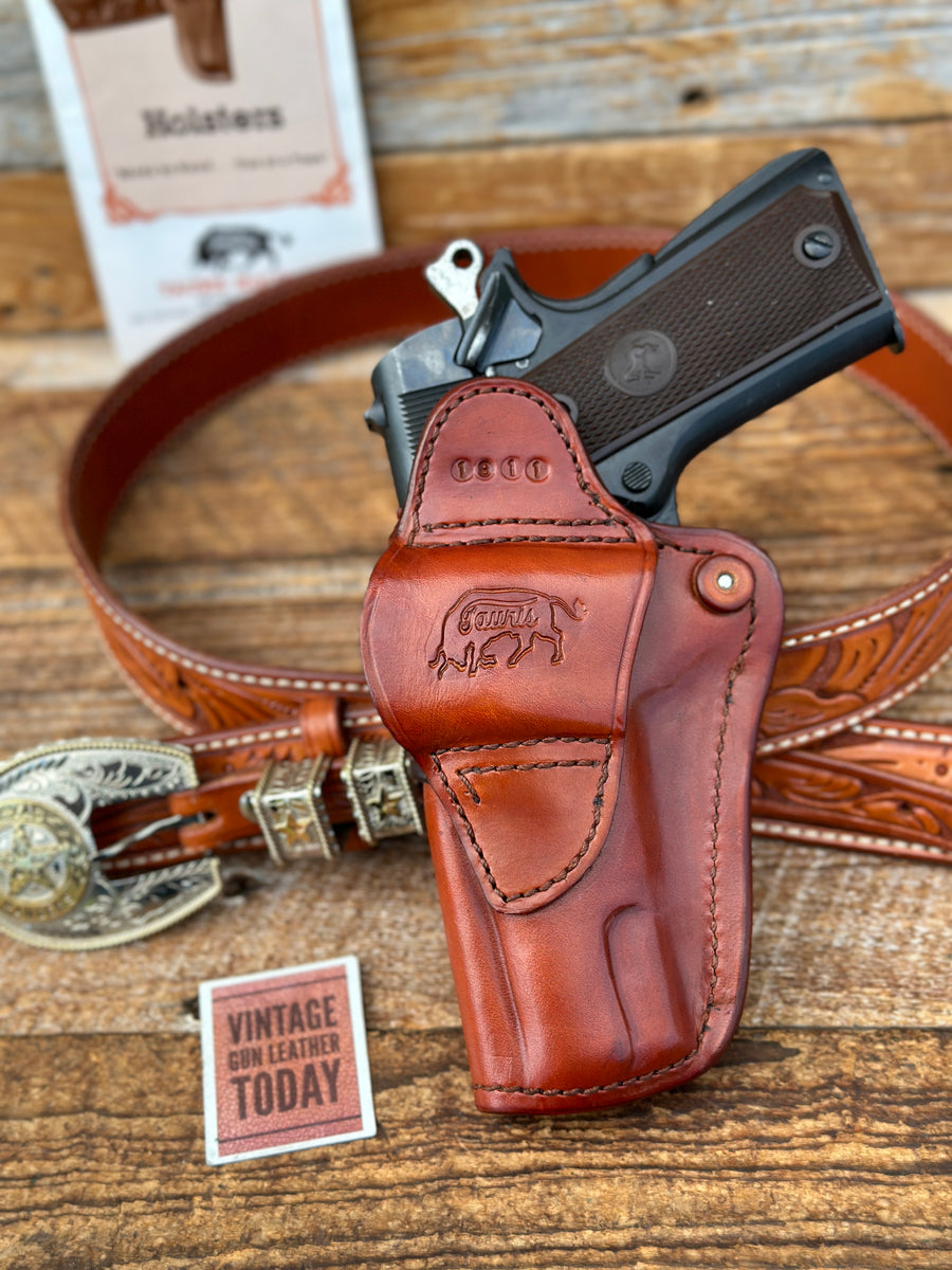 Mike Tarisano Texas Ranger Threepersons Holster Lined Shark Trim For C ...