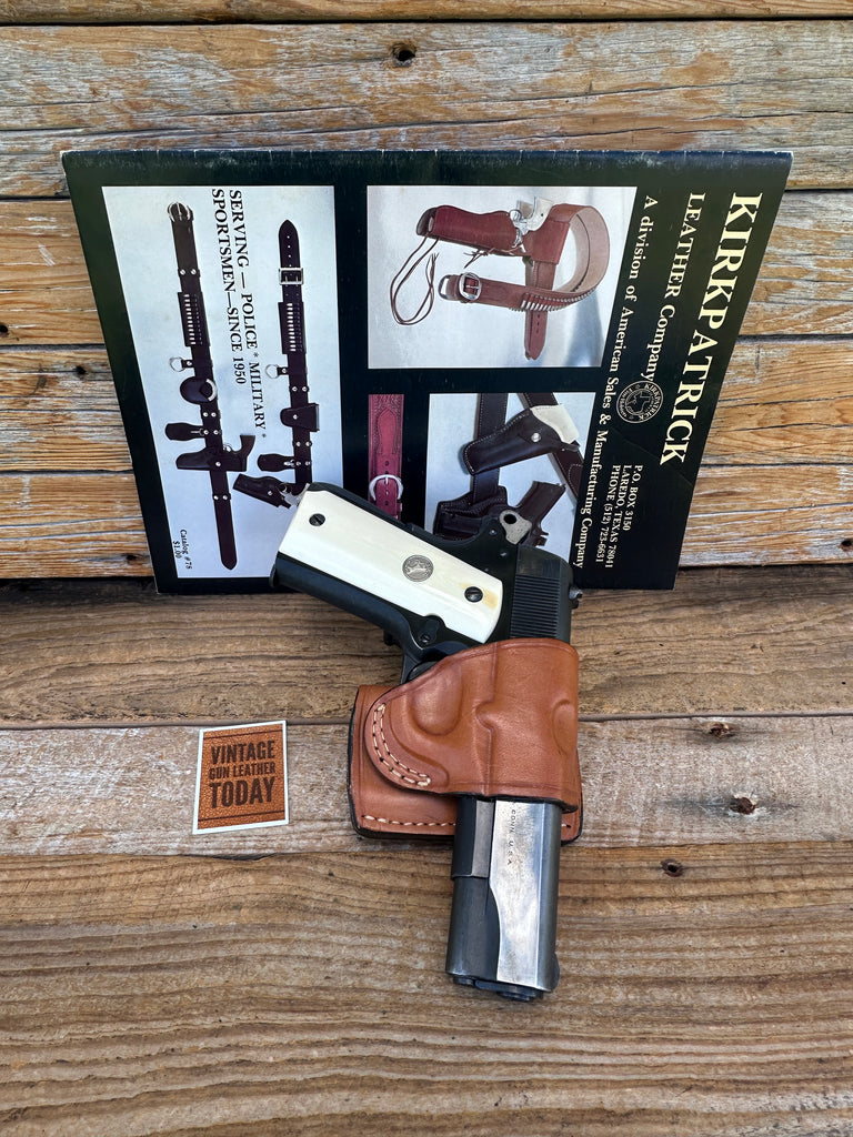 Kirkpatrick Discontinued Brown Leather OWB Belt Slide For Colt 45 1911