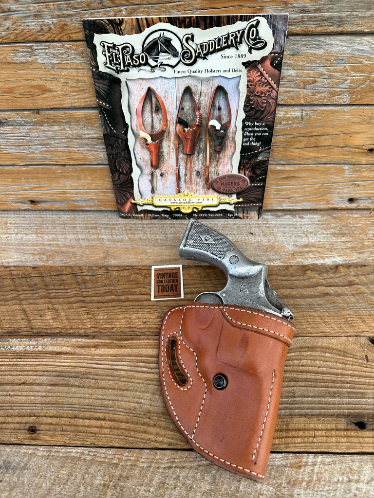 El Paso Saddlery Suede Lined Leather OWB Holster For S&W K 3" Right Draw