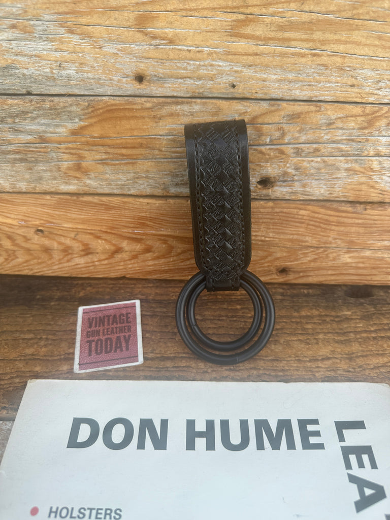 Don Hume Black Hardware Basket Baton Ring Flashlight iHolder 1 1/2" 2" Diameter