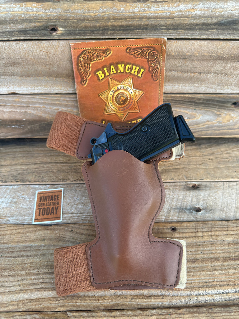 Vintage Bianchi #11 Calf Holster Small Auto Holster For Walther PP PPK AMT OMC L
