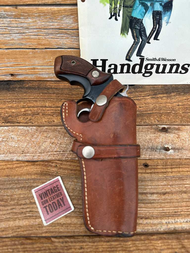 Smith Wesson 20 64 Brown Leather Holster For 4" S&W J H&R High Standard Revolver