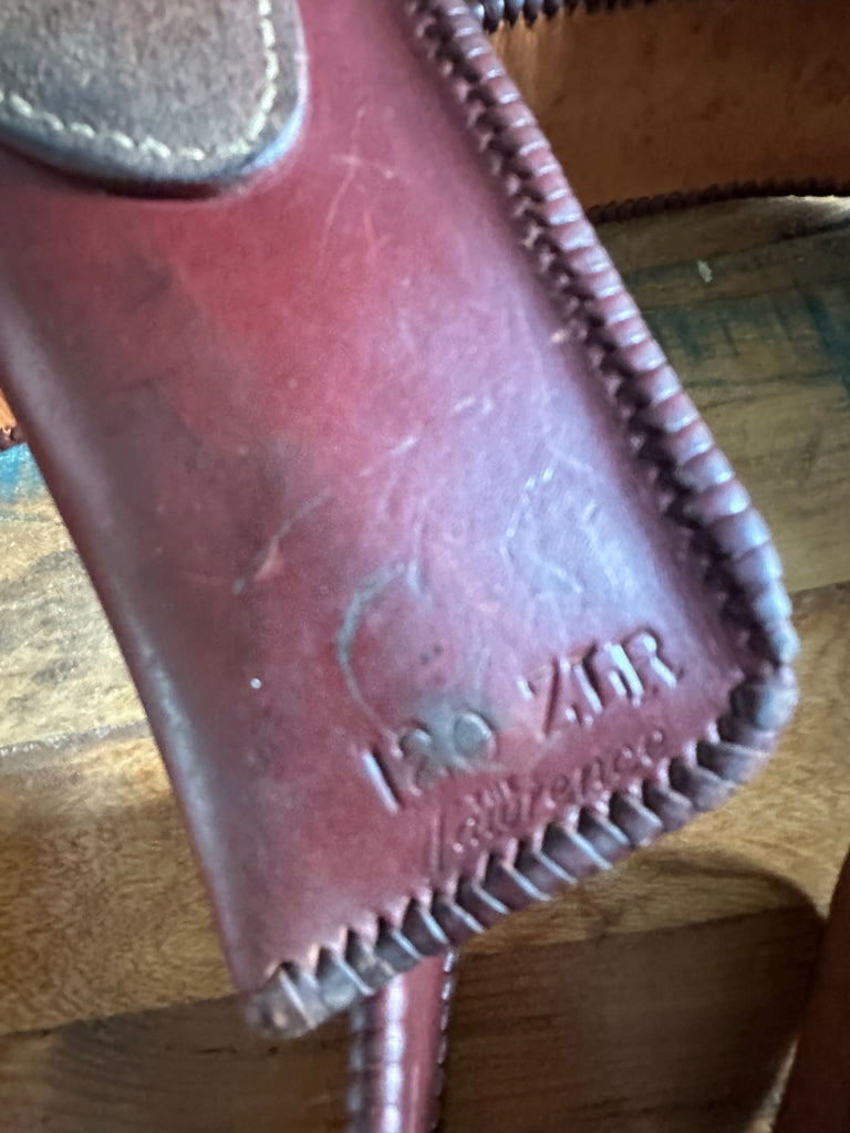 Vintage Lawrence Cartridge Gun Belt Holster Laced For Ruger .454 Super Blackhawk