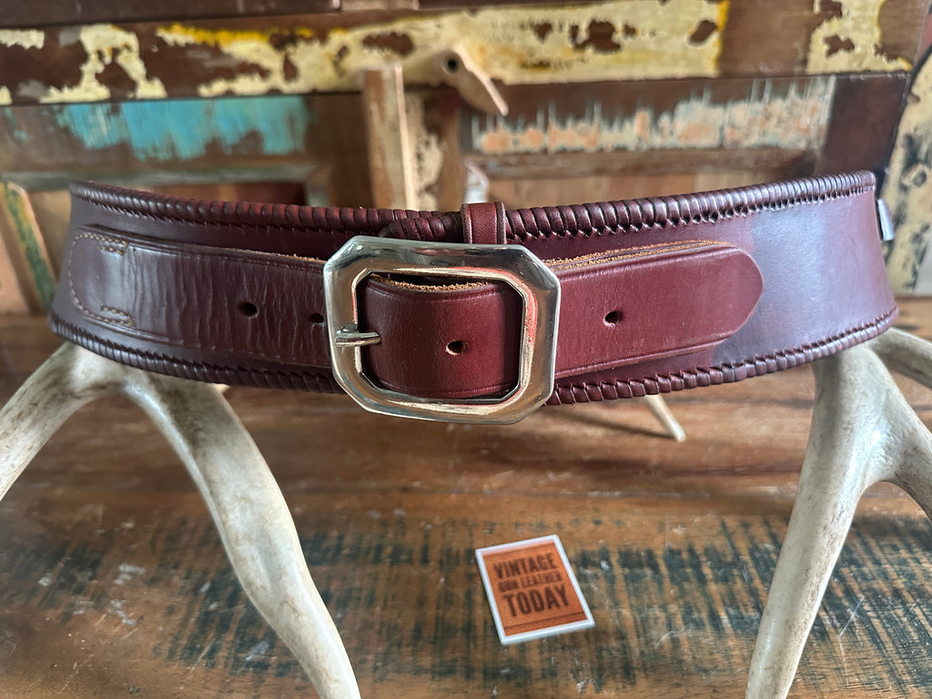 Vintage Lawrence Cartridge Gun Belt Holster Laced For Ruger .454 Super Blackhawk