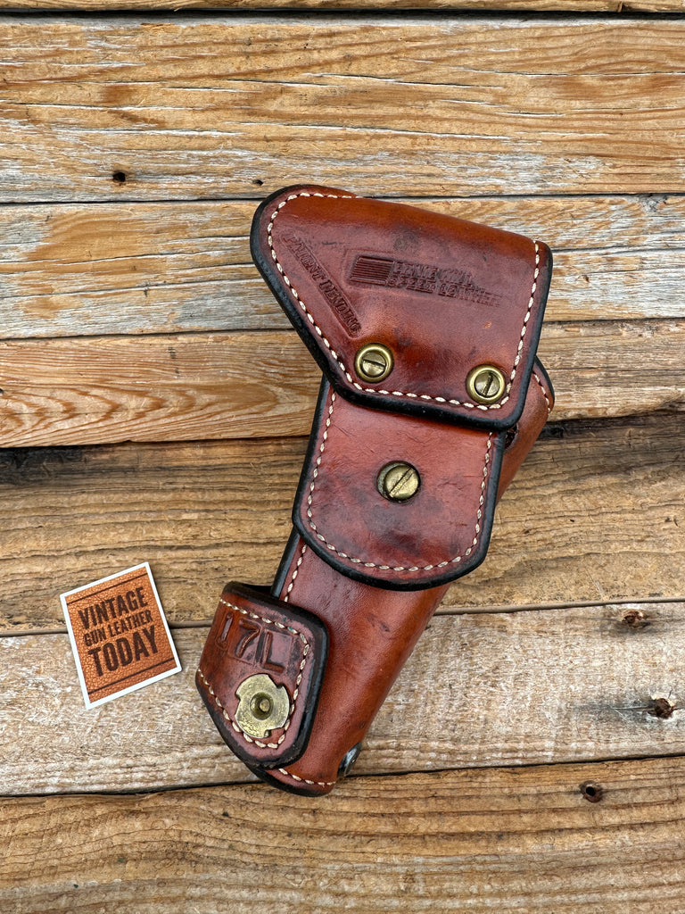 Ernie Hill Speed Brown Leather Competition Holster for GLOCK 17 22 31