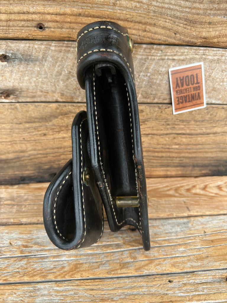 Ernie Hill Speed Black Leather Competition Holster for Colt 45 191 5" Government