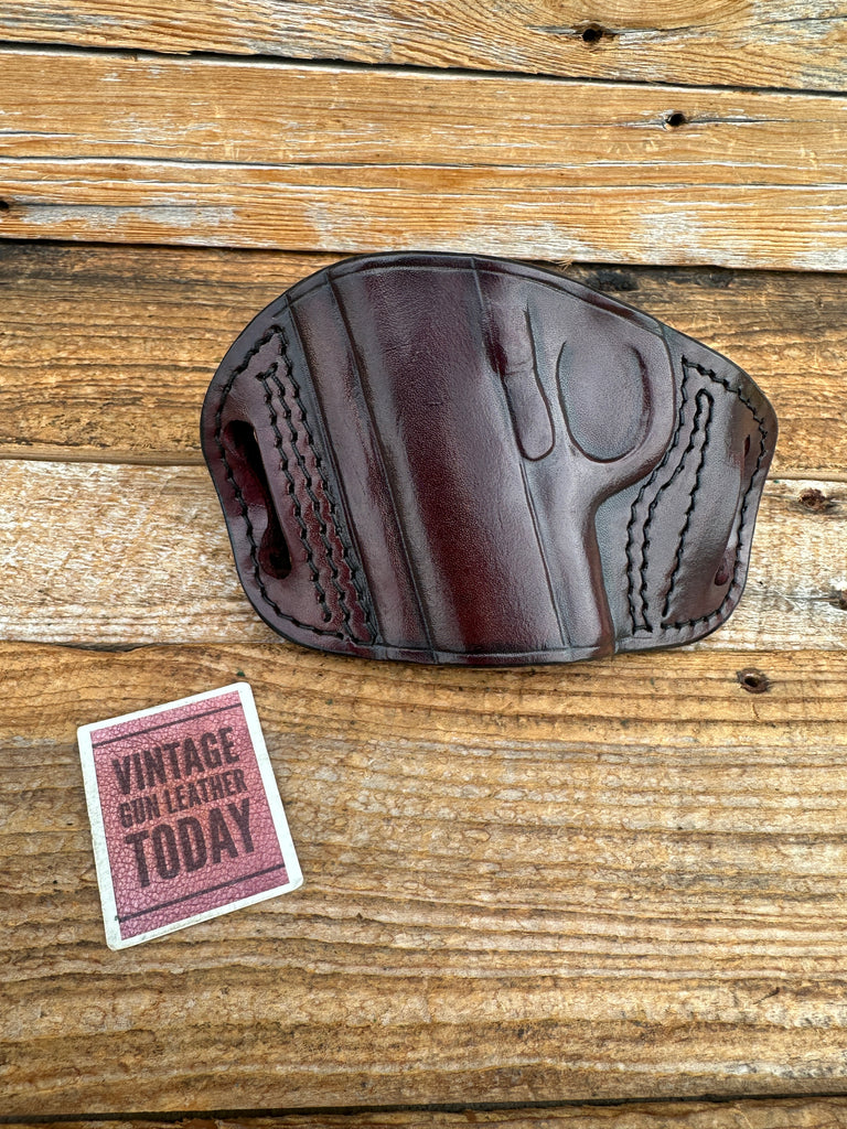 FIST brown Leather Open Top OWB Holster For Kimber Ultra Carry LEFT