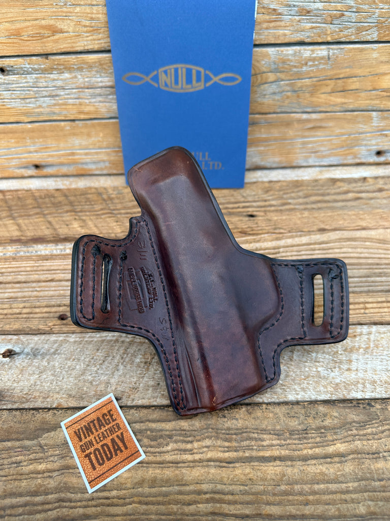 Ken Null Fitted Scabbard Horsehide Leather OWB Holster For S&W M&P Compact Right