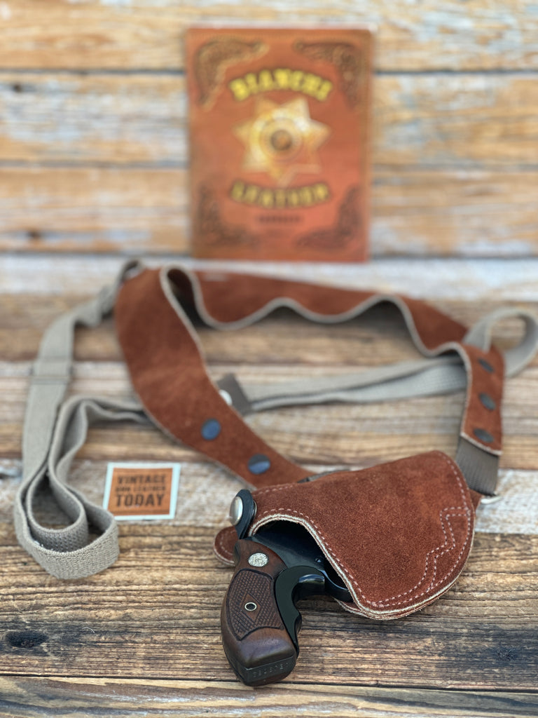 Vintage Bianchi 215 Shoulder Holster for Small Revolver 36 Chiefs / Detective 2"