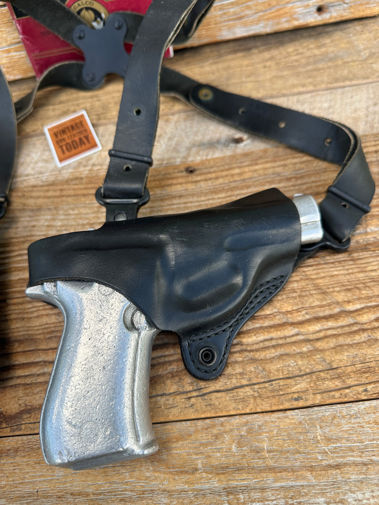 GALCO Miami Classic Black Leather Shoulder Holster for Berertta 84 Medium Auto