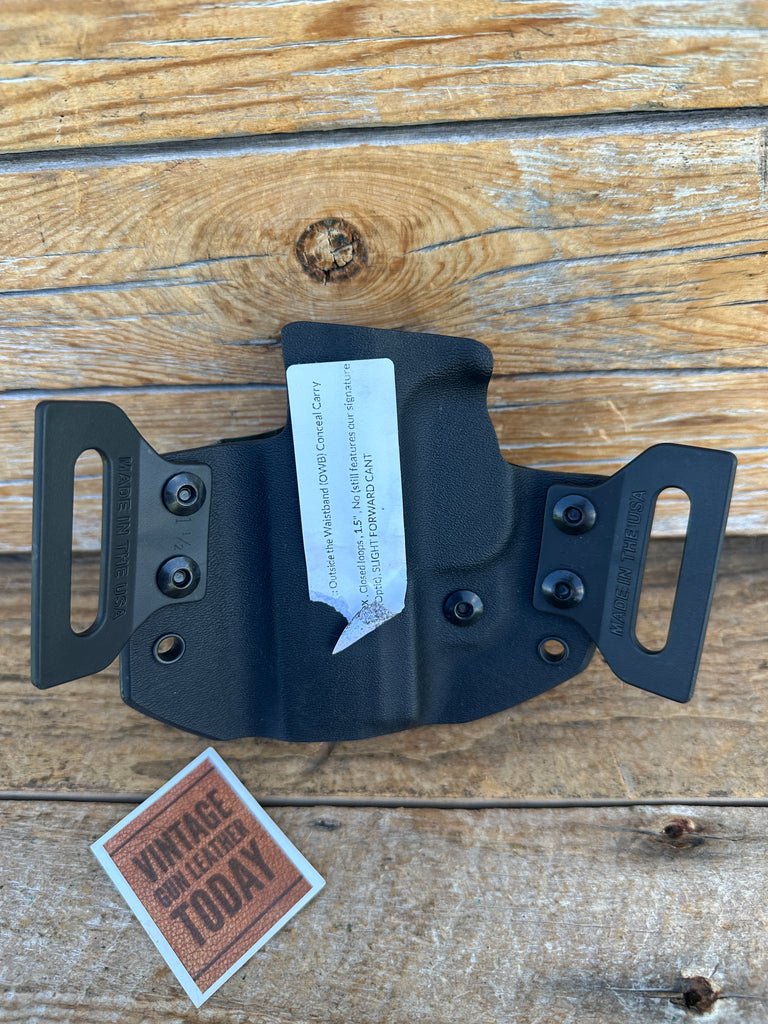 Green Stamped Kydex OWB Holster For FN Herstal Reflex Right Draw