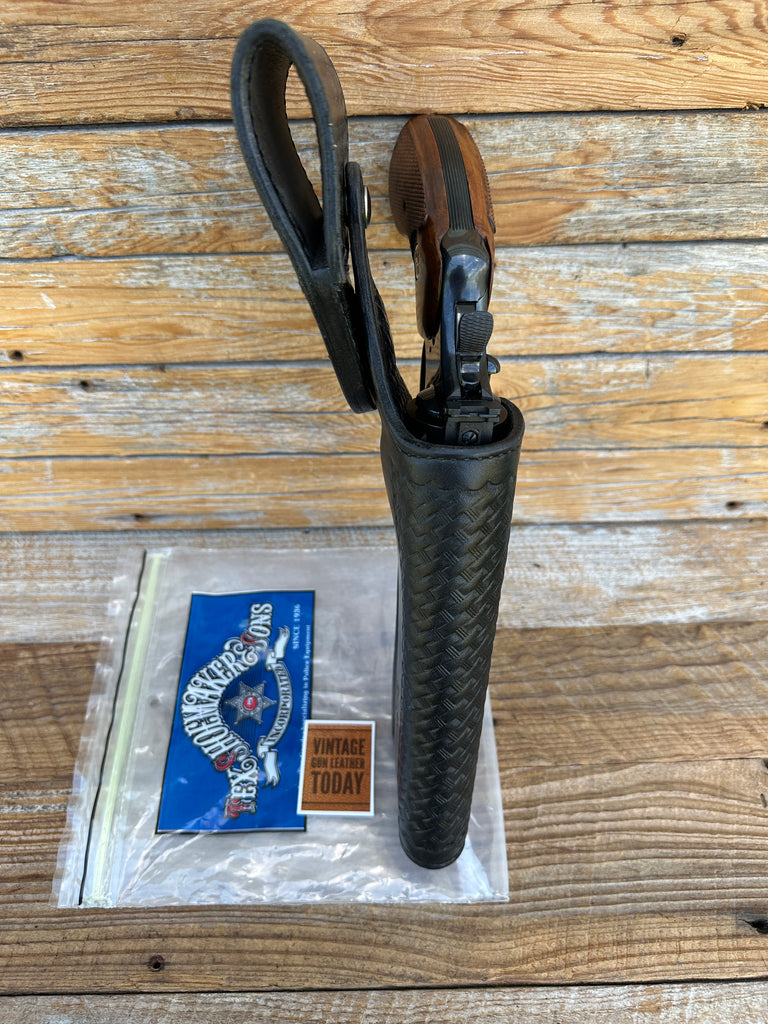 Tex Shoemaker 37 PPC Leather Swivel Competition Holster For S&W L Colt Revolver