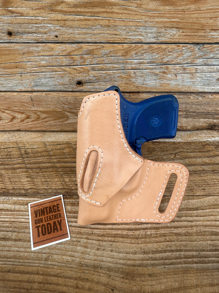 J&J Bodyguard 2.0 Brown Leather OWB Holster For Ruger LCP Right